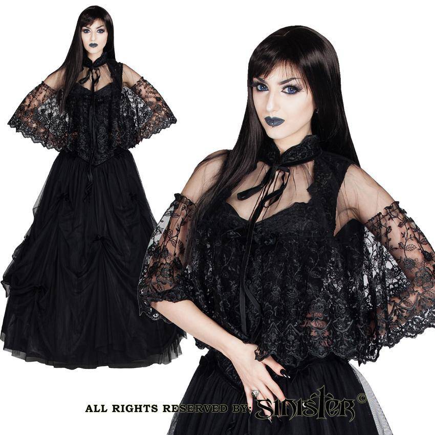 Half lange gothic cape