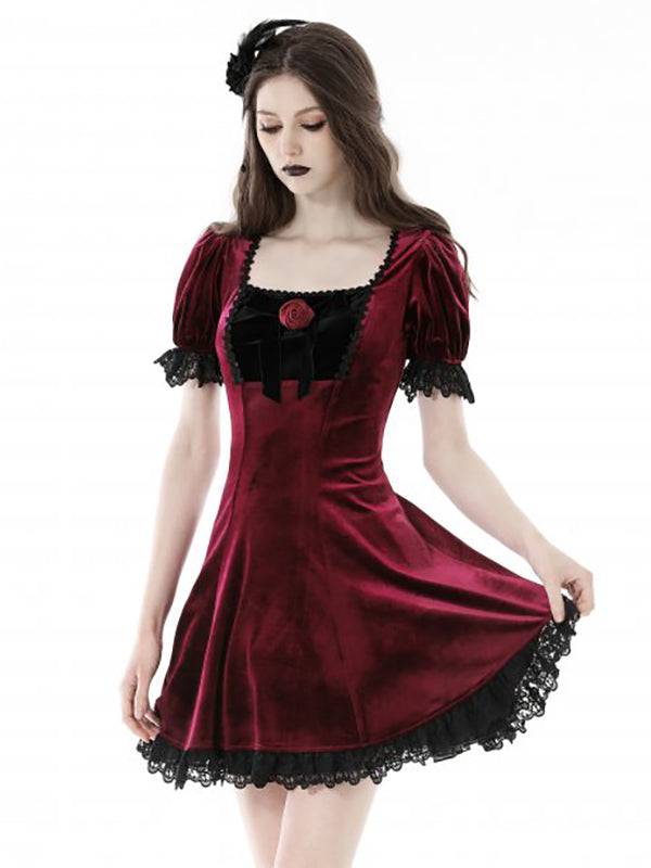 Dark in Love Evening Rose Jurk