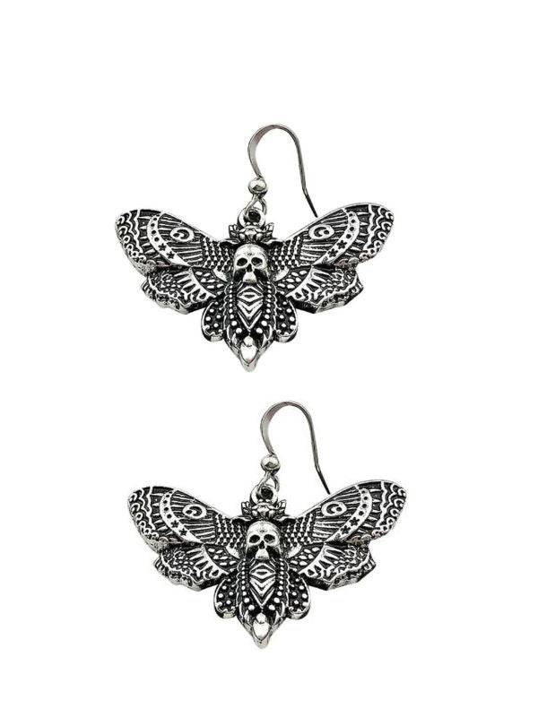 Skull Moth Oorbellen