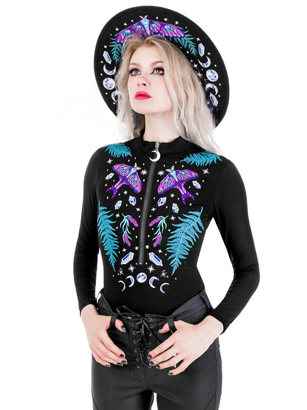 Gothic bodysuit Enchanted Forest Restyle