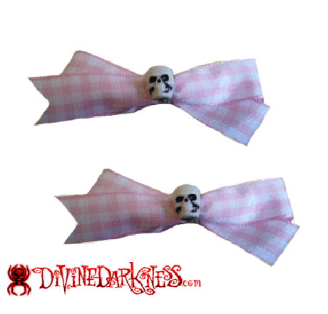 Zombie Pink Haarclips - DivineDarkness- Online shop voor Gothic en Alternatieve Kleding!