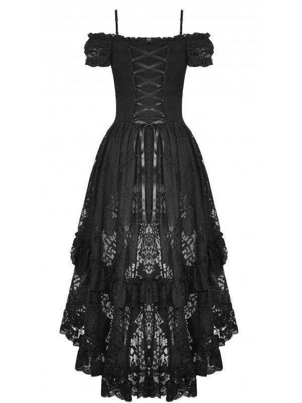 Dark in Love Regency Jurk - DivineDarkness- Online shop voor Gothic en Alternatieve Kleding!