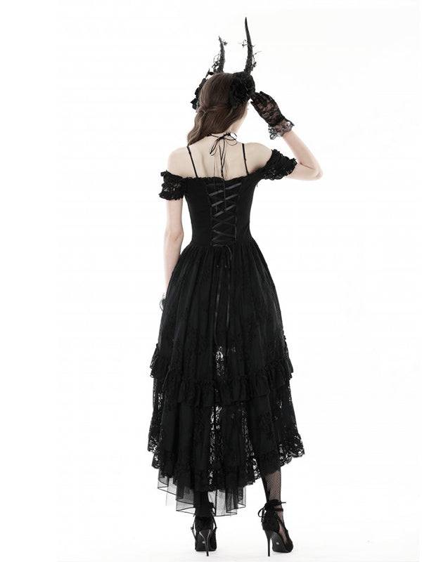 Dark in Love Regency Jurk - DivineDarkness- Online shop voor Gothic en Alternatieve Kleding!