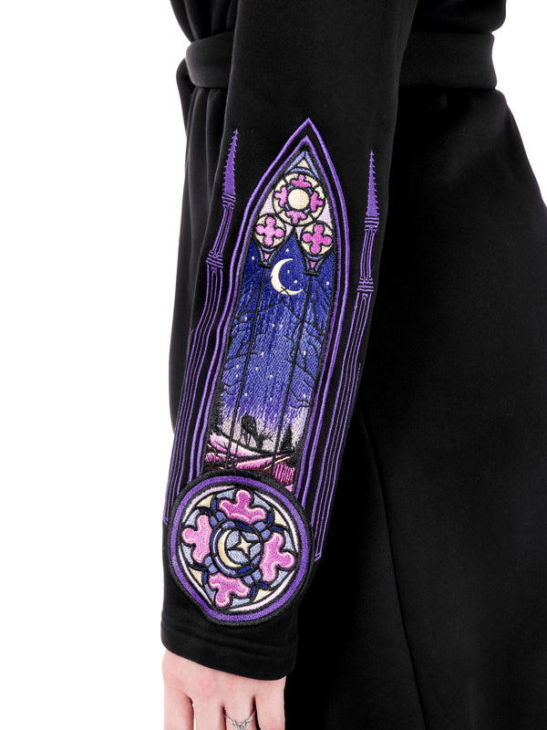 Northern Lights Hoodie Jas - DivineDarkness- Online shop voor Gothic en Alternatieve Kleding!