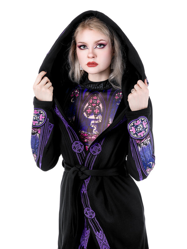 Northern Lights Hoodie Jas - DivineDarkness- Online shop voor Gothic en Alternatieve Kleding!