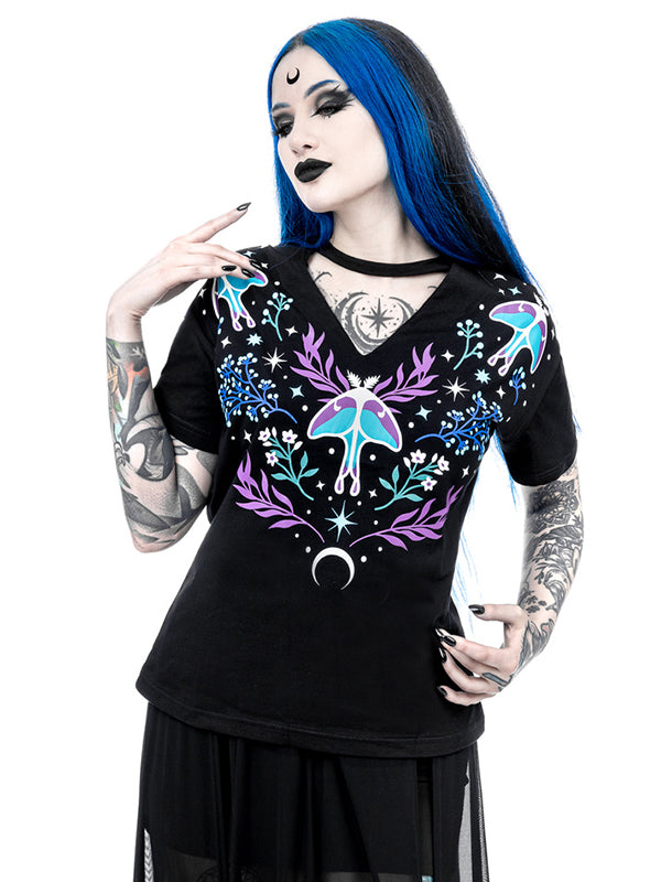 T-Shirt Gothic Moonglow Restyle