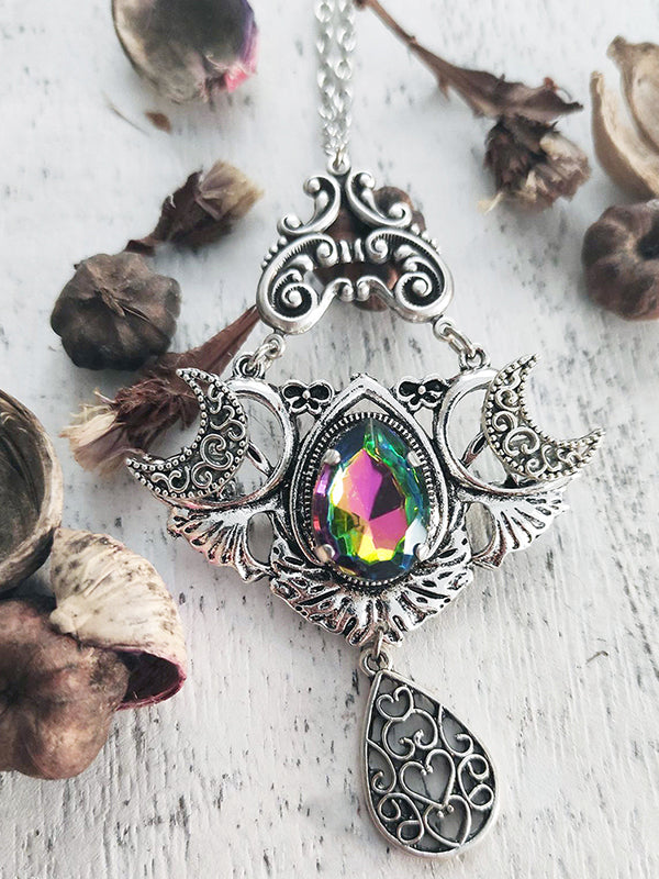 Gothic necklace Magical Moon